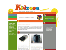 Tablet Screenshot of kidzoneonline.com